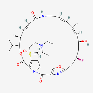 molecular formula C35H51FN4O7S B12396439 Mitochondrial respiration-IN-3 