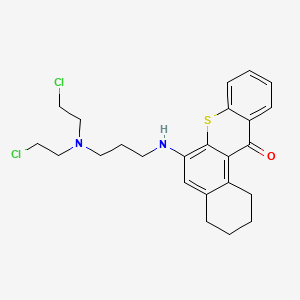 4-(Bis(2'-chloroethyl)amino)propylamino-1,2-cyclohexenothioxanthone