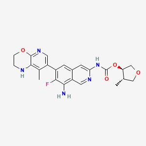 molecular formula C23H24FN5O4 B12396511 (3S,4R)-GNE-6893 