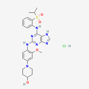 molecular formula C26H32ClN7O4S B12396513 Mps1-IN-3 hydrochloride 