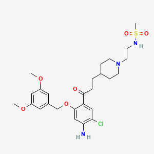 molecular formula C26H36ClN3O6S B1239666 RS 39604 CAS No. 161362-65-8