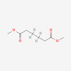 molecular formula C8H14O4 B12396693 Dimethyl adipate-d4-1 