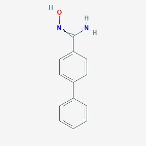molecular formula C13H12N2O B123967 N'-hydroxy-4-phenylbenzenecarboximidamide CAS No. 40019-44-1