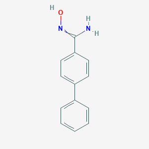 molecular formula C13H12N2O B123967 N'-hydroxy-4-phenylbenzene-1-carboximidamide CAS No. 40019-44-1