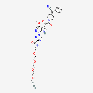 molecular formula C37H40N8O8 B12396884 Influenza antiviral conjugate-1 