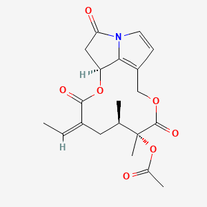 molecular formula C20H23NO7 B1239695 Senaetnine CAS No. 64191-69-1