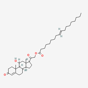 molecular formula C39H62O5 B1239696 Corticosterone 21-oleate CAS No. 96913-12-1