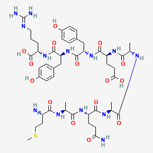 molecular formula C48H71N13O15S B12397021 Maqaaeyyr 