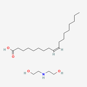 molecular formula C22H45NO4 B1239703 Diethanolamine oleate CAS No. 13961-86-9