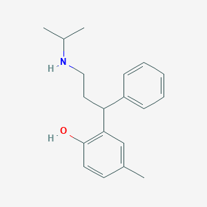 molecular formula C19H25NO B123971 N-Isopropyl-3-(2-hydroxy-5-methylphenyl)-3-phenylpropylamine CAS No. 480432-14-2