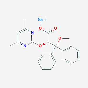 molecular formula C22H21N2NaO4 B12397195 Ambrisentan sodium 