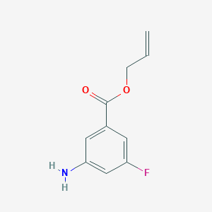 molecular formula C10H10FNO2 B123972 Allyl 3-amino-5-fluorobenzoate CAS No. 153775-48-5