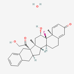 molecular formula C29H35FO5 B1239725 Naflocort CAS No. 80738-47-2