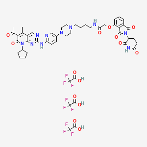 molecular formula C49H51F9N10O14 B12397284 BSJ-03-204 triTFA 