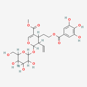 molecular formula C24H30O14 B1239735 Cornuside 