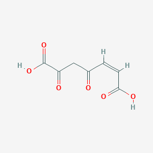 molecular formula C7H6O6 B1239739 Maleylpyruvate 