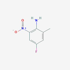 molecular formula C7H7FN2O2 B123974 4-Fluoro-2-methyl-6-nitroaniline CAS No. 147285-87-8