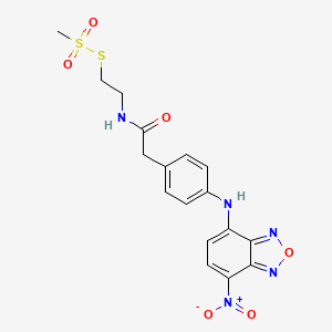 molecular formula C17H17N5O6S2 B12397410 NFQ1 