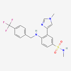 molecular formula C19H19F3N4O2S B12397504 IK-930 CAS No. 2563892-44-2