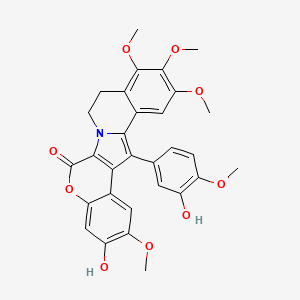 molecular formula C30H27NO9 B1239765 Lamellarin T CAS No. 189083-78-1