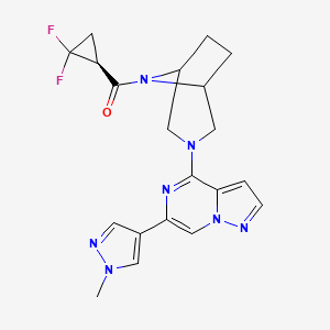 molecular formula C20H21F2N7O B12397655 Jak-IN-27 