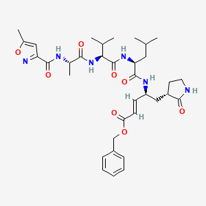 molecular formula C35H48N6O8 B1239777 Mpro inhibitor N3 