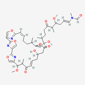Kabiramide C, 21-O-de(aminocarbonyl)-23,24-didehydro-14-demethoxy-3,23-didemethyl-25-deoxy-25-oxo-