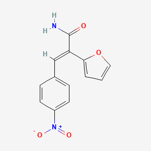 3-(4-Nitrophenyl)-2-(2-furyl)acrylamide