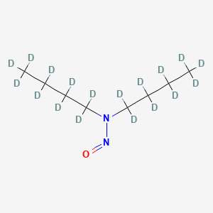 molecular formula C8H18N2O B12398071 N-Nitrosodibutylamine-d18 