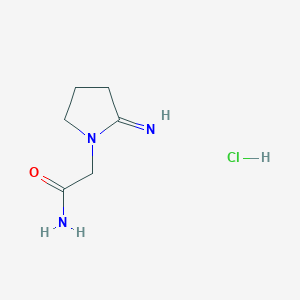 2-Imino-1-pyrrolidineacetamide monohydrochloride