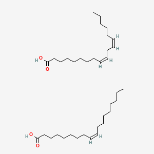 B1239824 9,12-Octadecadienoic acid (Z,Z)-, mixt. with (Z)-9-octadecenoic acid CAS No. 84789-96-8