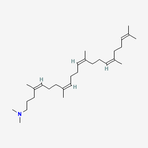 molecular formula C29H51N B1239825 2-Aza-2-dihydrosqualene CAS No. 86699-73-2