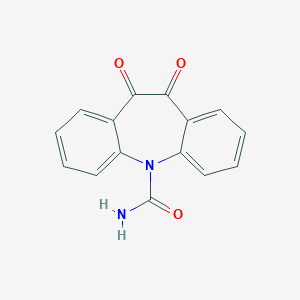 molecular formula C15H10N2O3 B123983 11-Keto Oxcarbazepine CAS No. 537693-29-1