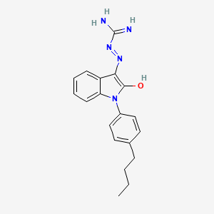 molecular formula C19H21N5O B12398304 Glycosyltransferase-IN-1 