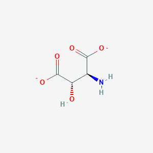 molecular formula C4H5NO5-2 B1239838 (3S)-3-hydroxy-L-aspartate(2-) 