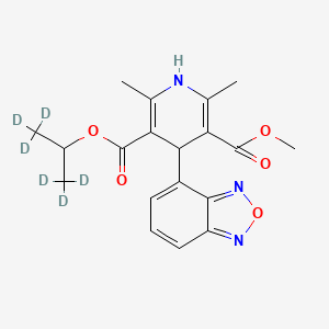 molecular formula C19H21N3O5 B12398388 Isradipine-d6 