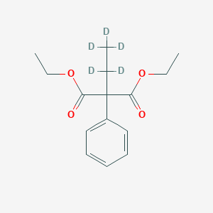 molecular formula C15H20O4 B123984 Diethyl Ethyl-d5-phenylmalonate CAS No. 73738-03-1