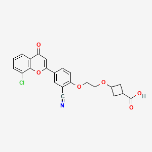 molecular formula C23H18ClNO6 B12398432 Hbv-IN-31 