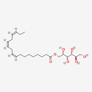 [(2S,3R,4R,5R)-2,3,4,5,6-pentahydroxyhexyl] (9Z,12Z,15Z)-octadeca-9,12,15-trienoate
