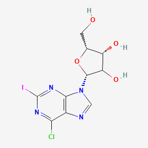6-Chloro-2-iodopurine-9-riboside