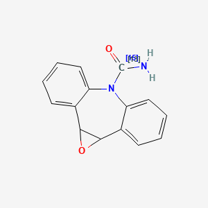 molecular formula C15H12N2O2 B12398629 Carbamazepine 10,11-epoxide-13C-15N 
