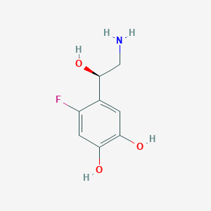 molecular formula C8H10FNO3 B1239867 2-Fluoronorepinehprine 