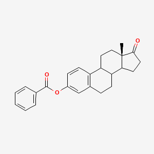 benzoic acid [(13S)-13-methyl-17-oxo-7,8,9,11,12,14,15,16-octahydro-6H-cyclopenta[a]phenanthren-3-yl] ester