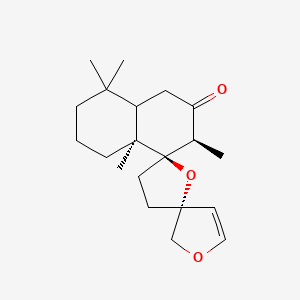 molecular formula C20H30O3 B1239869 Prehispanolone 