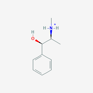 molecular formula C10H16NO+ B1239877 (-)-Ephedrinium 