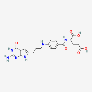molecular formula C21H24N6O6 B12398791 FR|A-IN-1 