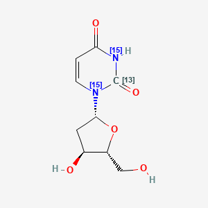 2'-Deoxyuridine-13C,15N2