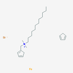 molecular formula C25H44BrFeN B12398913 (Ferrocenylmethyl)dodecyldimethylammonium bromide 