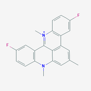 3,11-Difluoro-6,8,13-trimethyl-8H-quino[4,3,2-KL]acridin-13-ium