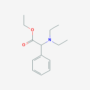 molecular formula C14H21NO2 B123990 2-(二乙氨基)-2-苯基乙酸乙酯 CAS No. 6797-70-2